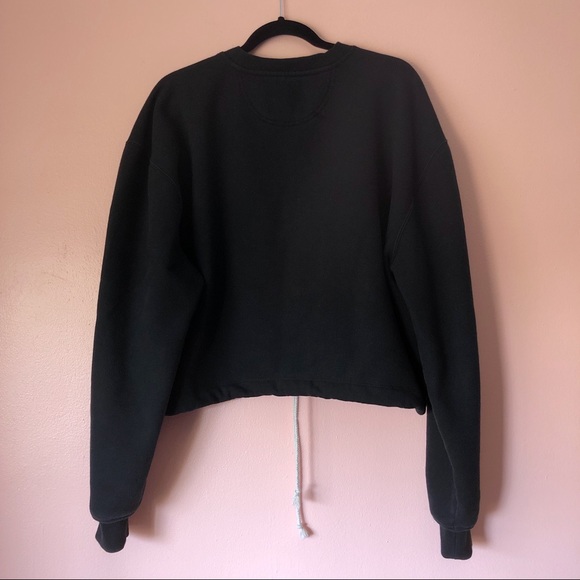 Vintage Rare Champion Oversized Crop Sweatshirt - Picture 3 of 4